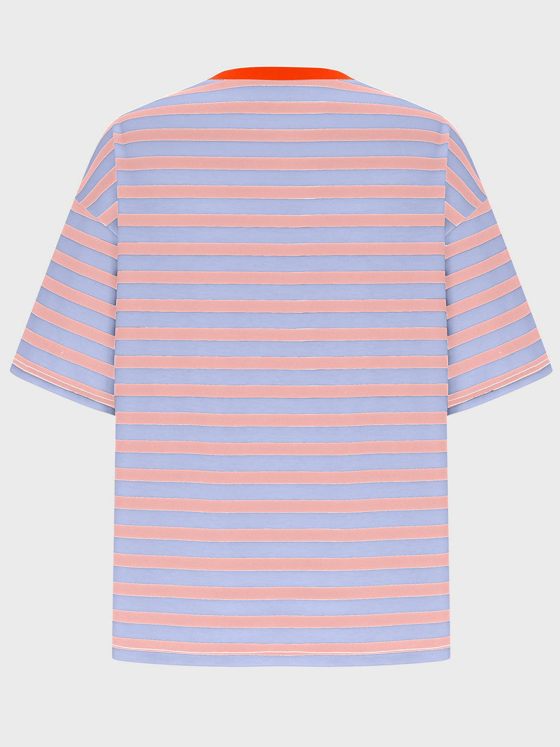 Striped Round Neck Half Sleeve T-Shirt