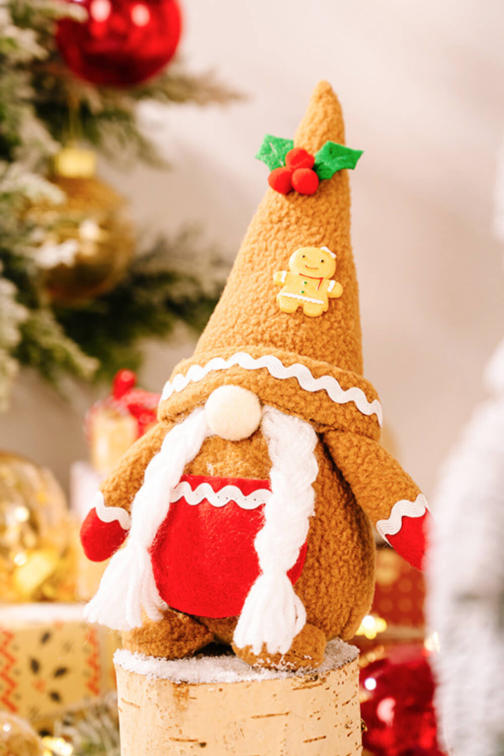 2-Pack Christmas Gingerbread Gnomes