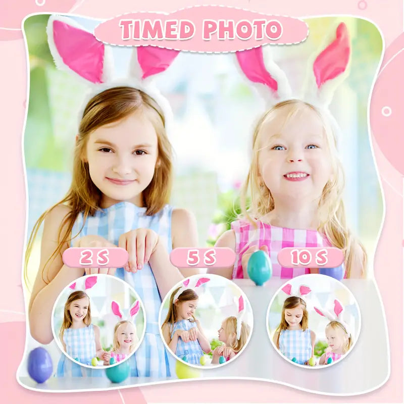 HD Toy Unicorn Themed Camera Suitable for Ages 3-12 Yrs with 32GB Card - Takes Real Pictures