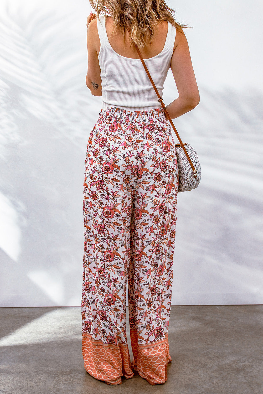 Bohemian Pleated Floral Culottes