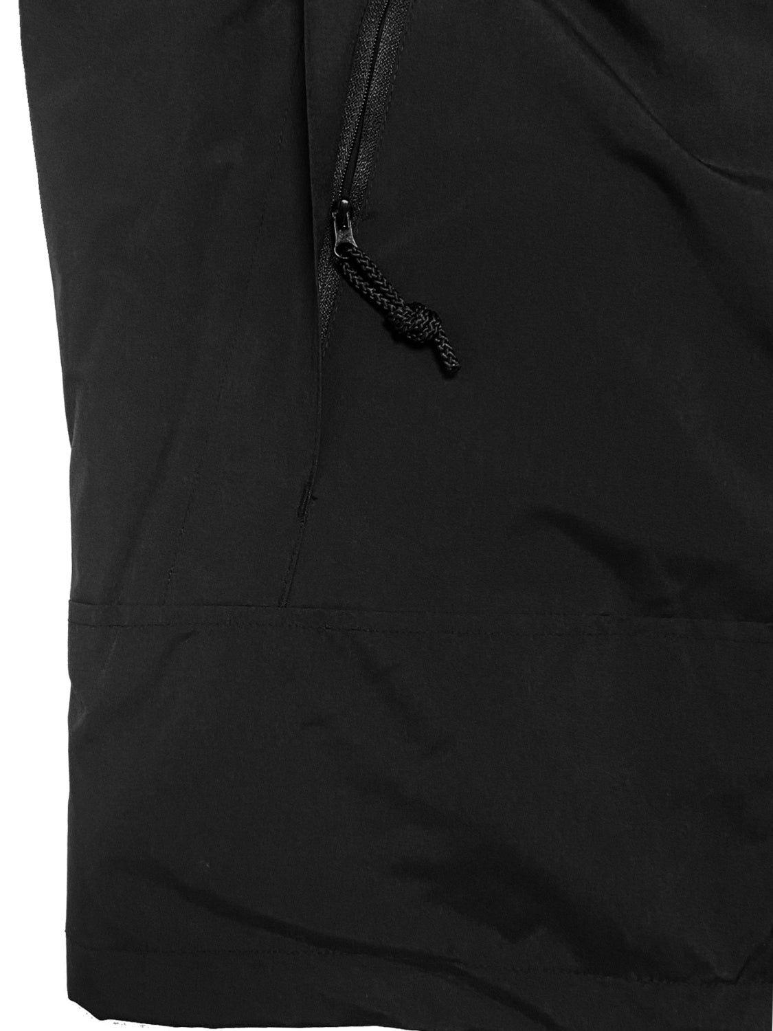 Contrast Zip Up Hooded Trench Coat with Liner