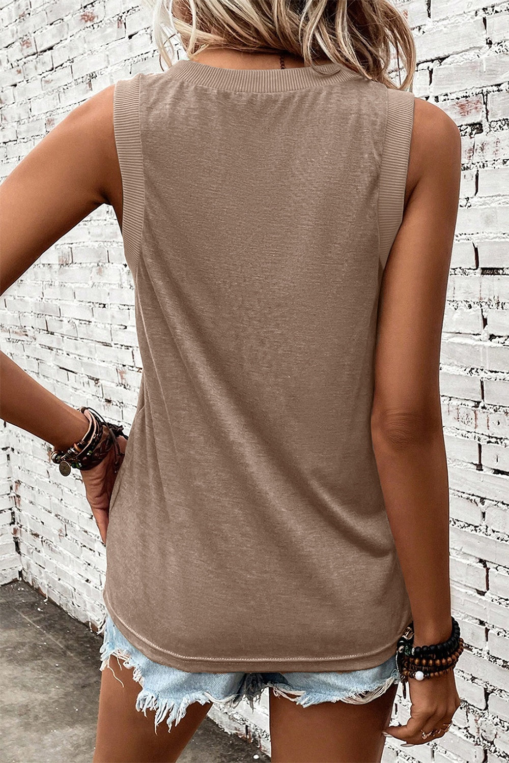 Savannah V-Neck Wide Strap Tank