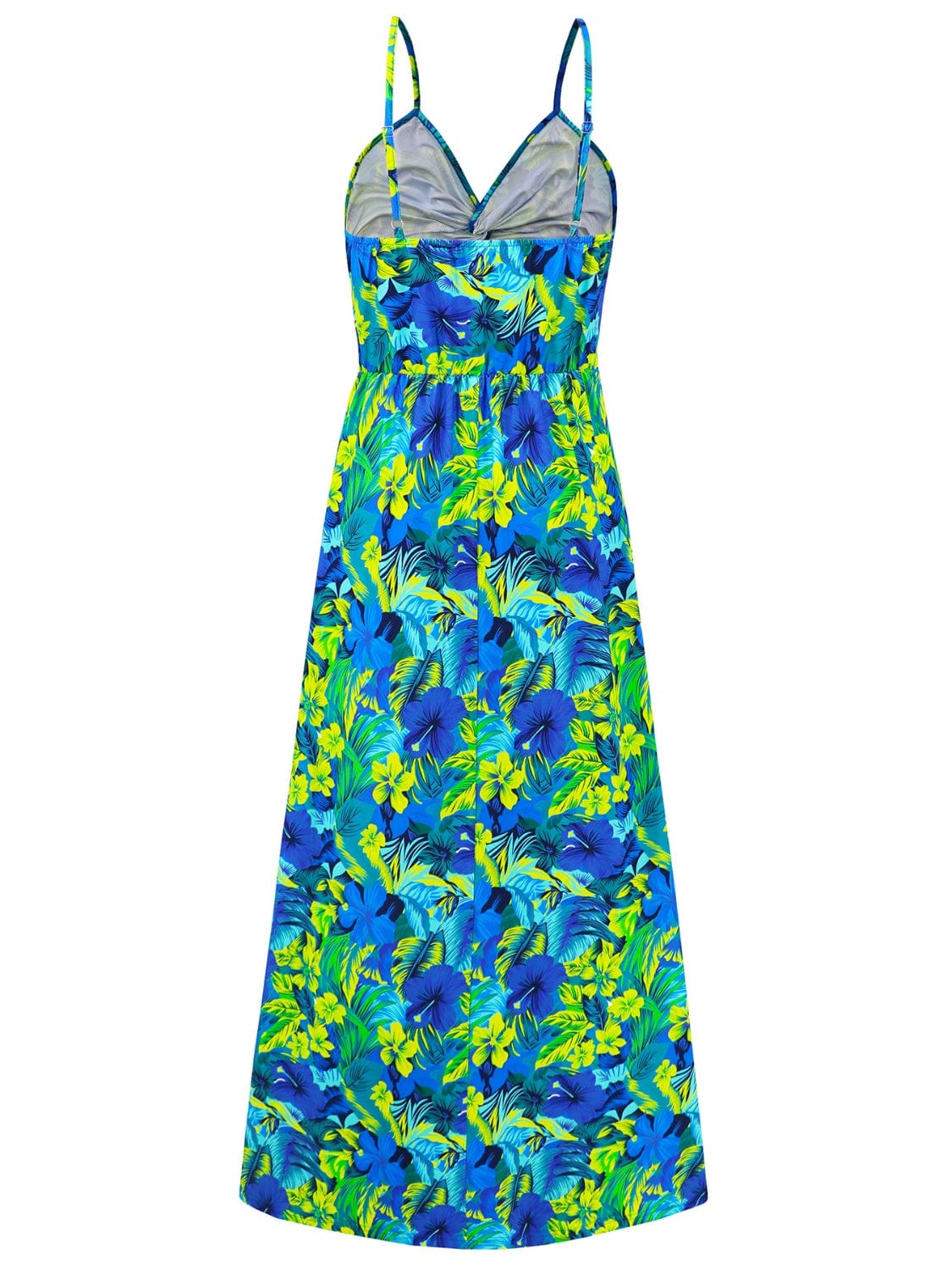 Full Size Twisted Printed V-Neck Cami Dress