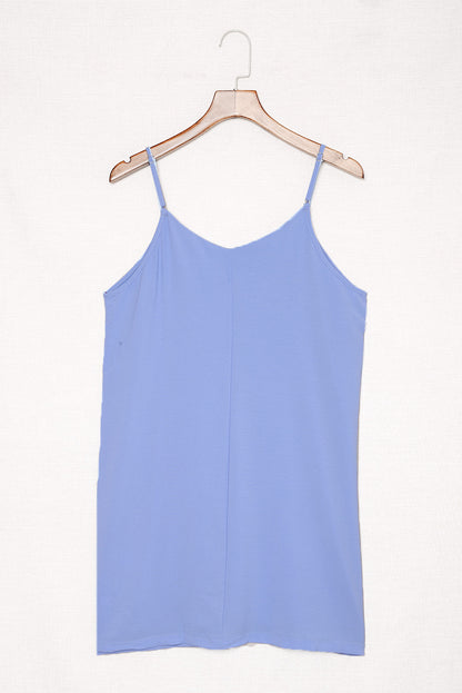 V-Neck Mini Cami Dress