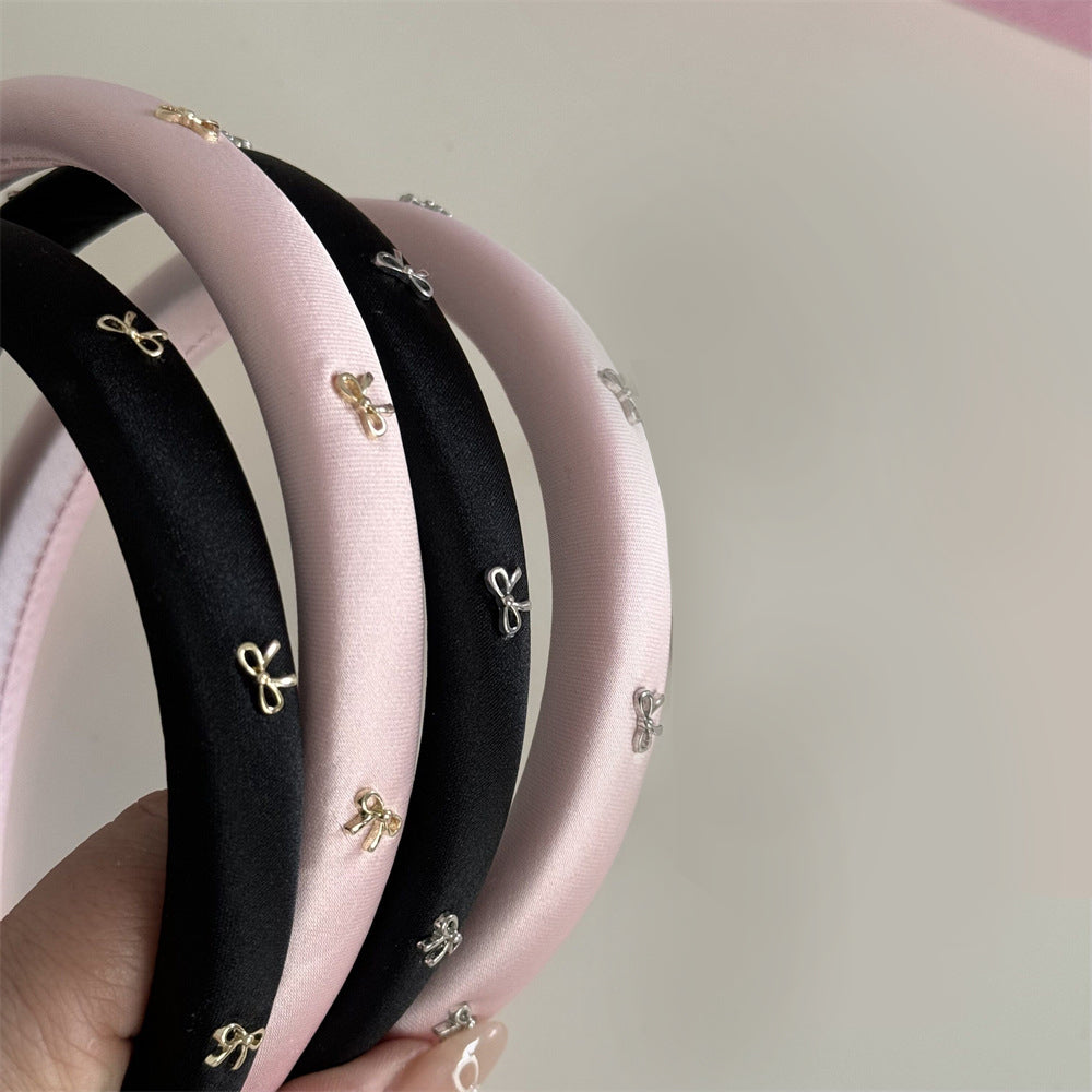 Justyna Alloy Bow Trim Headband