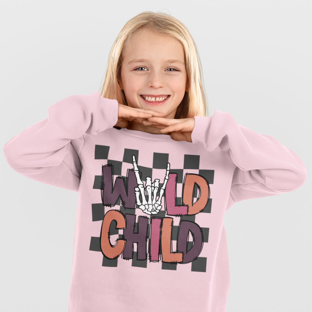 Wild Child Youth & Toddler Sweatshirt SZ 2T-YXL