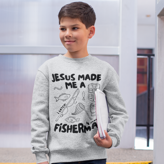 Fisherman Youth & Toddler Sweatshirt SZ 2T-YXL