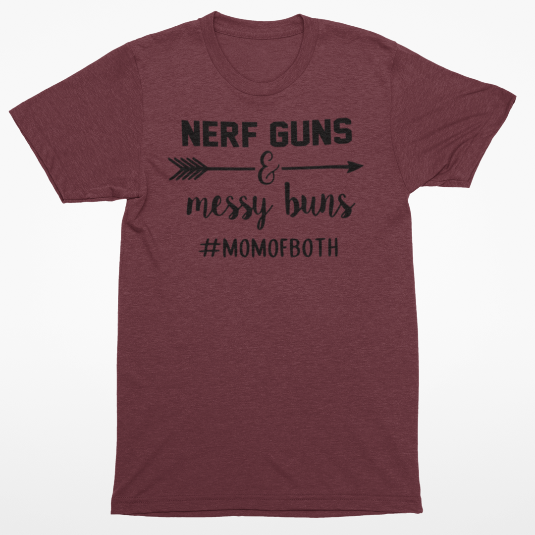 Nerf Guns & Messy Buns Graphic Tee