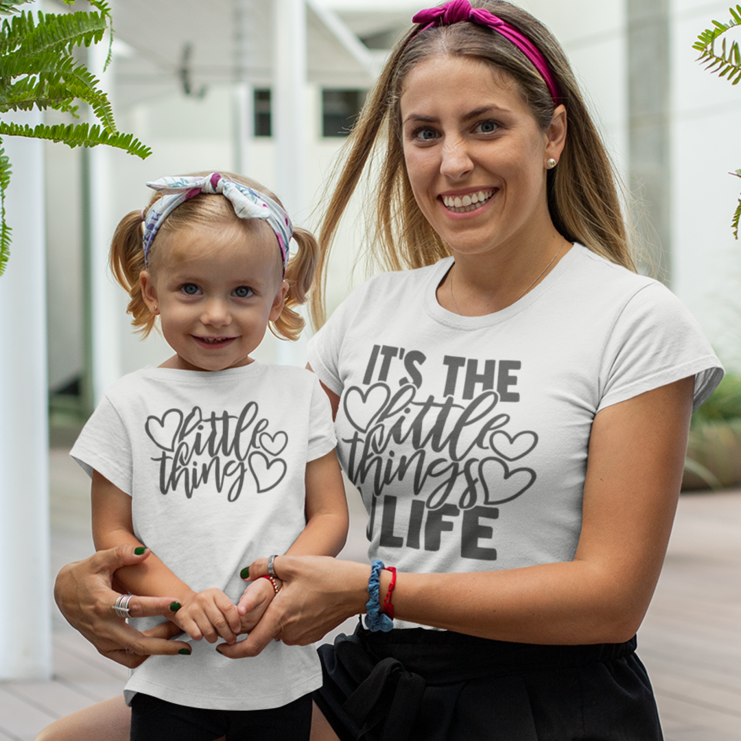 It's The Little Things In Life Mommy & Me Graphic Tee