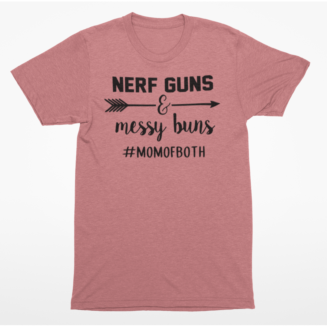 Nerf Guns & Messy Buns Graphic Tee