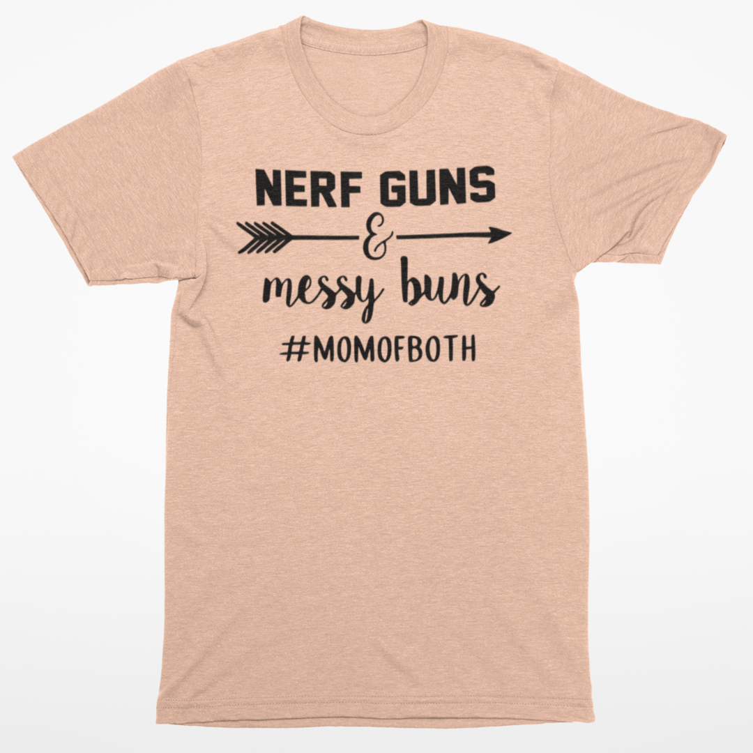 Nerf Guns & Messy Buns Graphic Tee