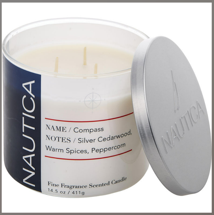 Nautica Compass Candle 14.5 oz by Nautica