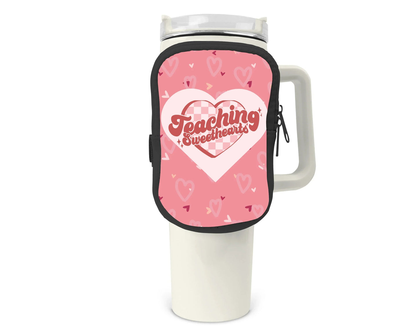 Teaching Sweethearts Zippered Pouch/Bag For 40oz Tumbler