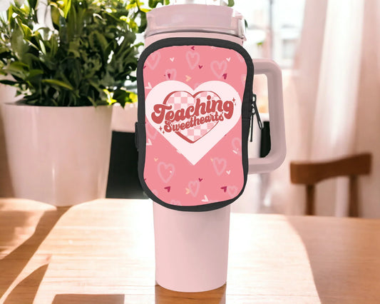 Teaching Sweethearts Zippered Pouch/Bag For 40oz Tumbler