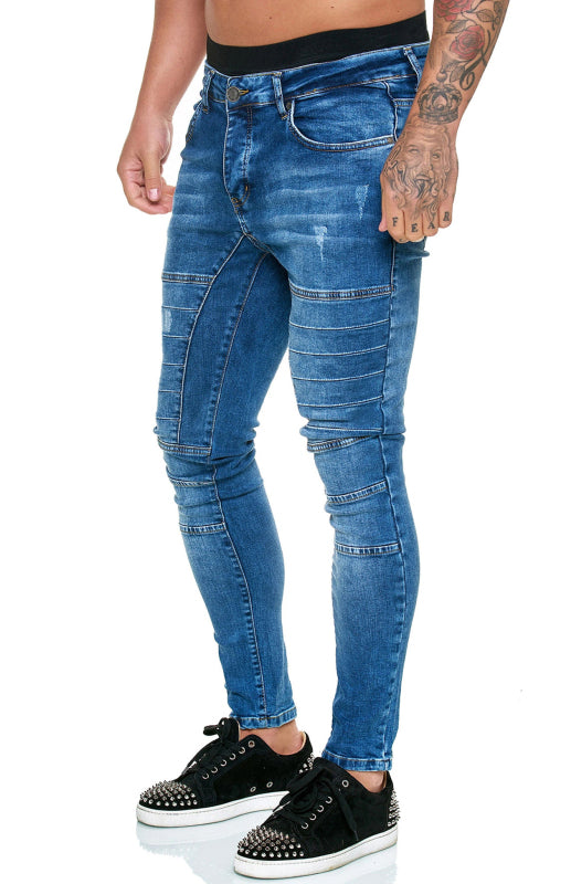 Men's FourSeasons Street Style High Waist Slim Jeans