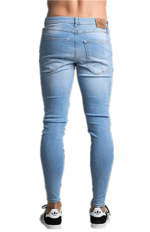 Men's ExtremeFit Frayed Slim Fit Full Length Jeans
