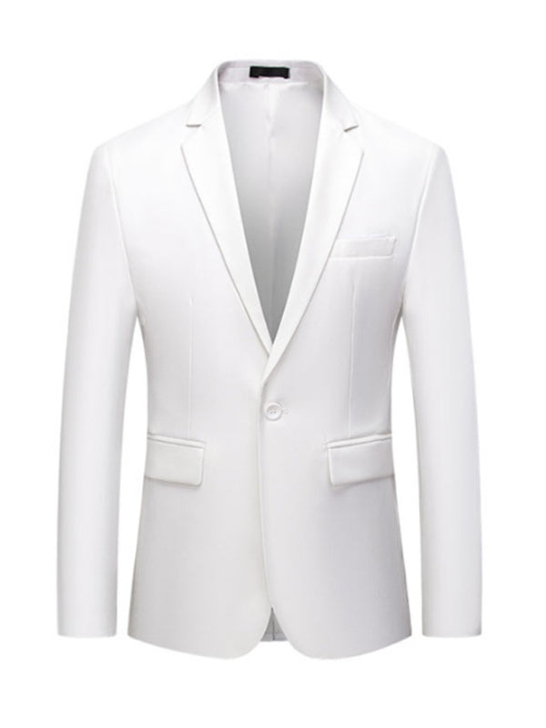Men's Full Size Business Slim Suit Jacket