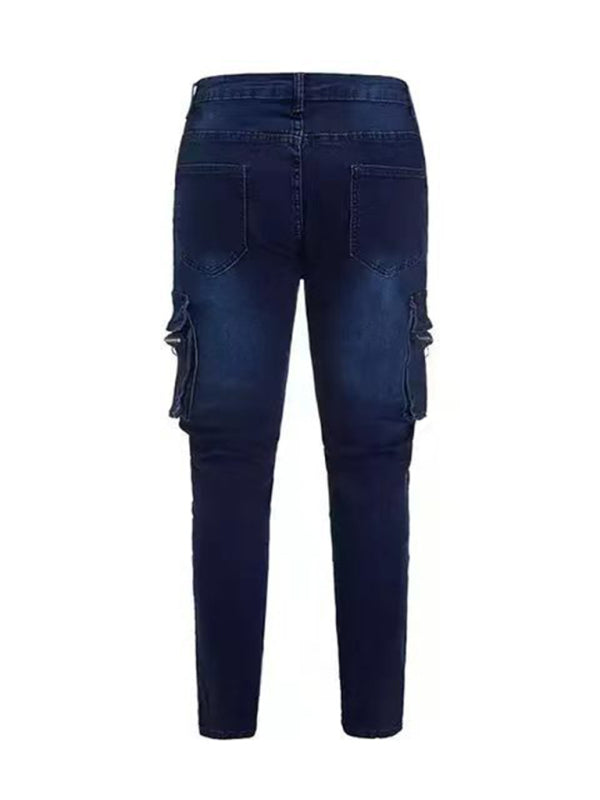 Men's CoolThreads Skinny Fit Cargo Snap Stretch Jeans