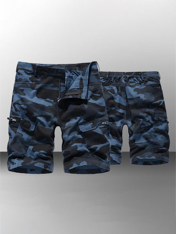 Men's Camouflage Print Cargo Shorts