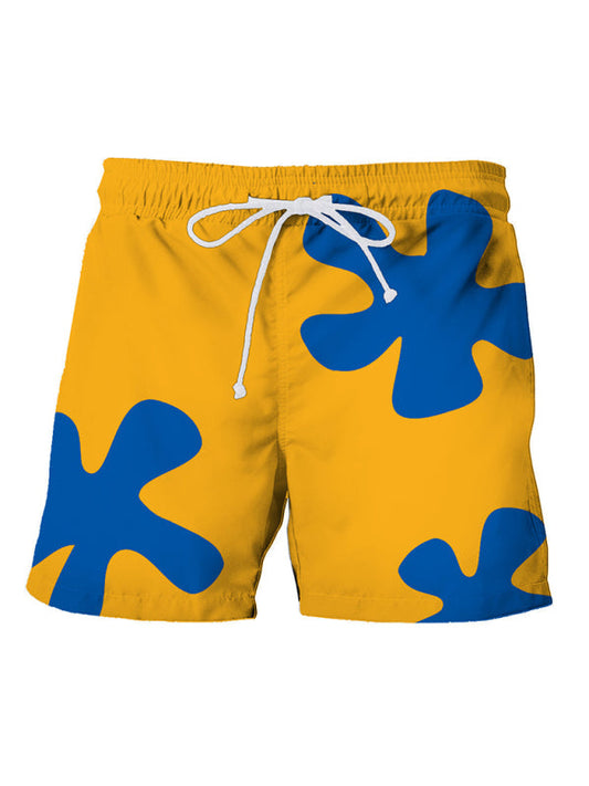 Men's Beach Casual Vacation Printed Swim Shorts
