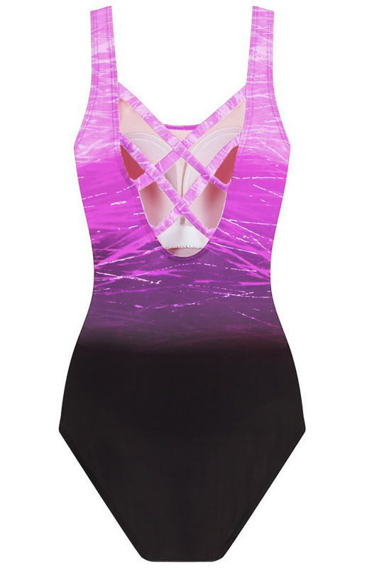 BeYou Cross Back One Piece Swimsuit Sexy Beachwear