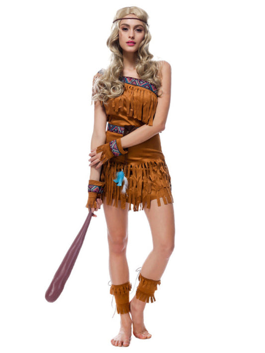 Women's Adult Native Forest Hunter Halloween Costume