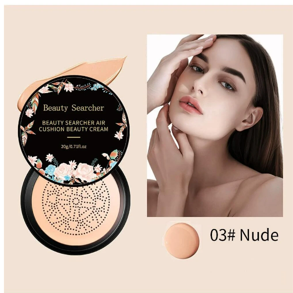 BEAUTY SEARCHER Air BB Cream Foundation Concealer Makeup Moisturizing Brightening Pigment Liquid, Even Skin Tone Base💜