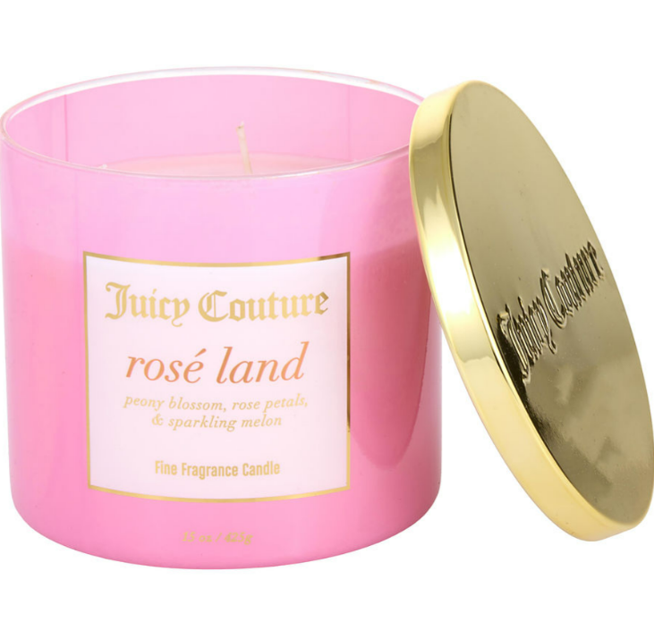 Juicy Couture Rose Land Candle 14.5 oz by Juicy Couture ❤️