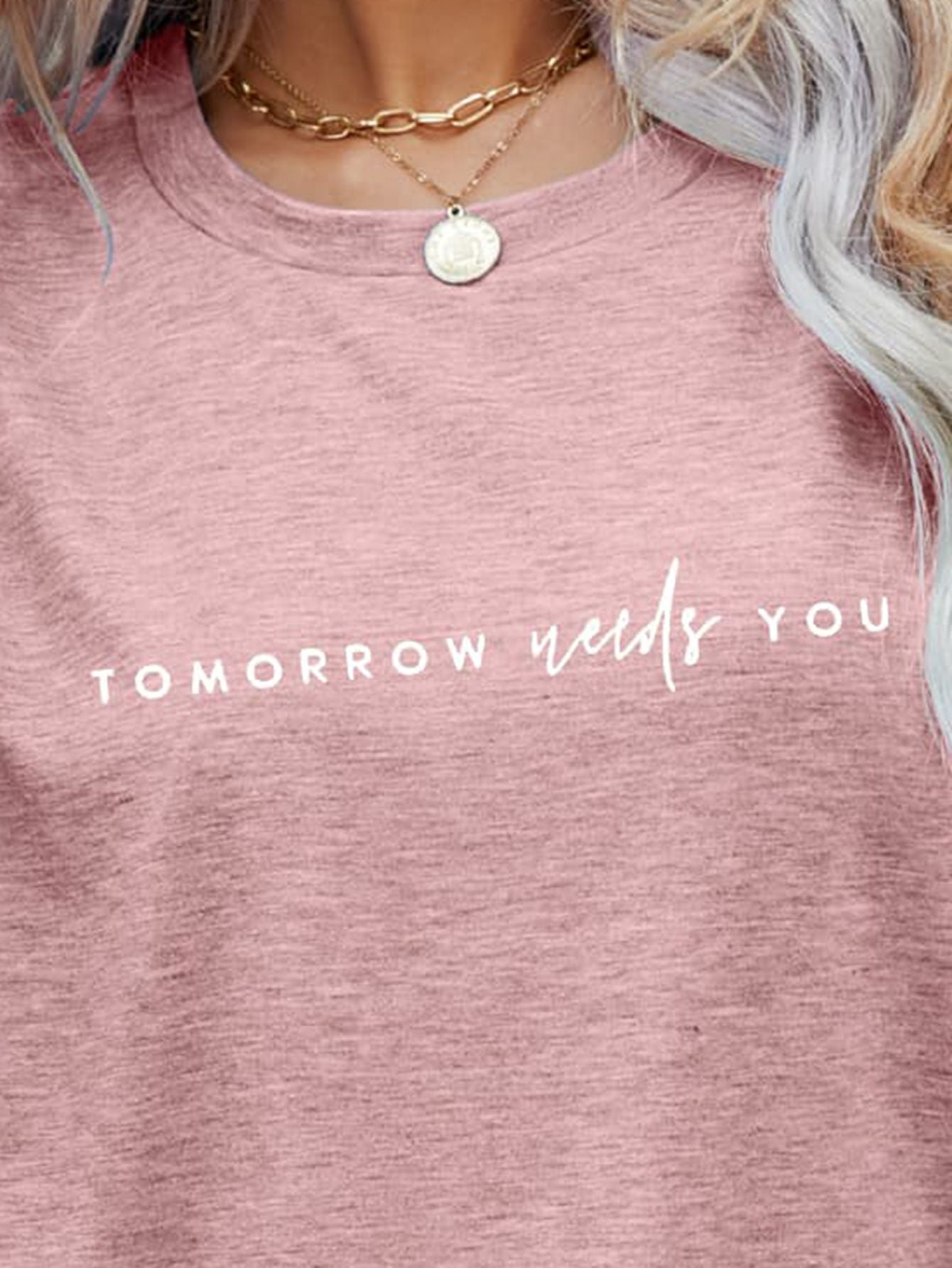 Malibu Dreams TOMORROW NEEDS YOU Graphic Tee