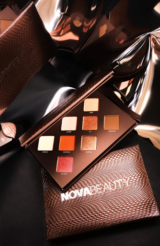 Unapologetically NOVAH Throwing Shade Eyeshadow Palette - Smoky & Bronze ❤️