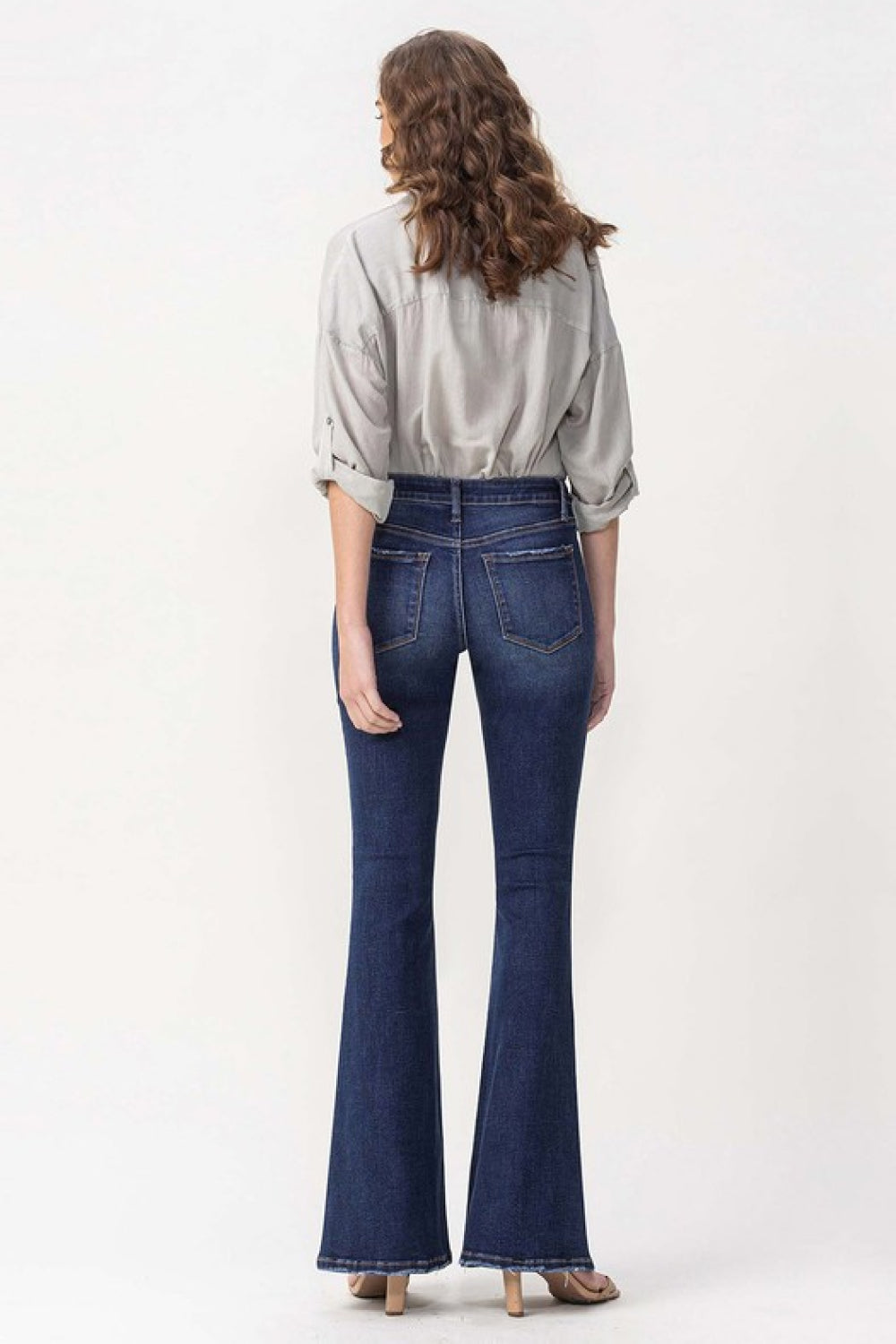Women's Lovervet Full Size Joanna Midrise Flare Jeans