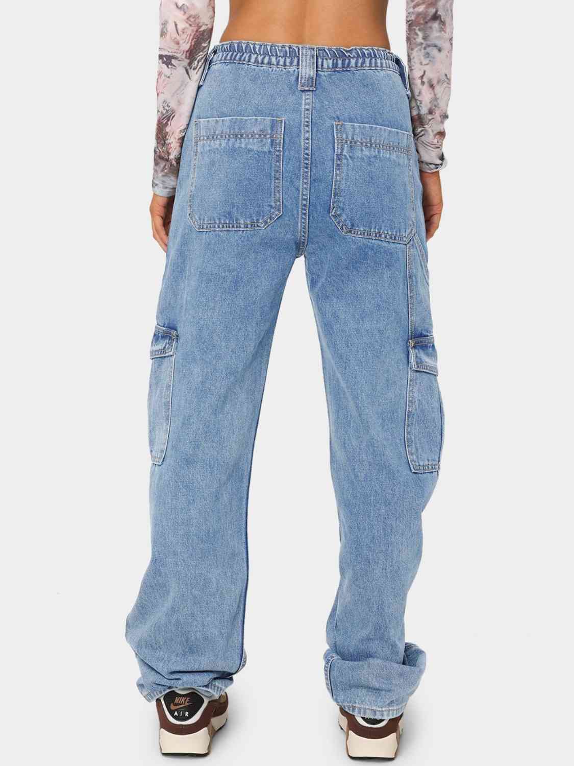 Cool Threads Straight Jeans with Pockets