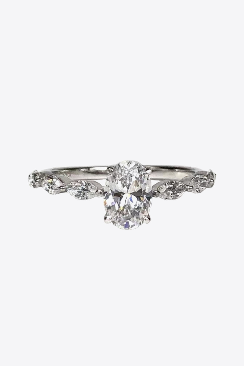 So Much Love 1 Carat Moissanite Oval Ring