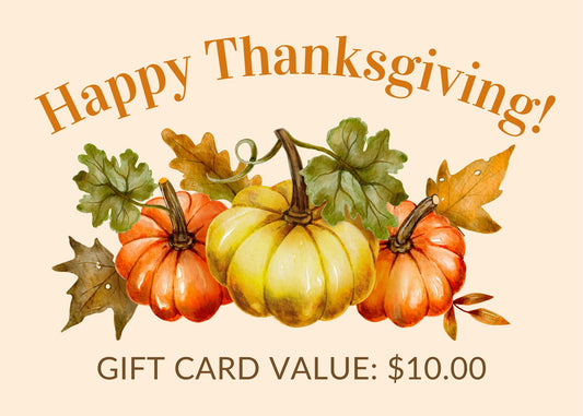 BGShop Thanksgiving Gift Card
