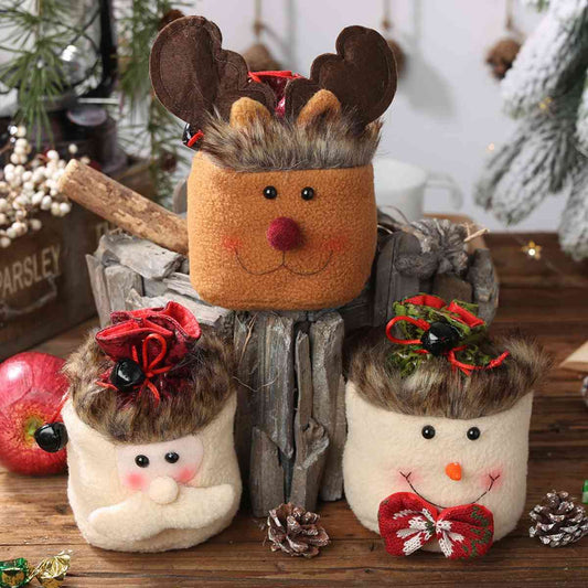 Christmas Plush Gift Bag in Assorted Styles
