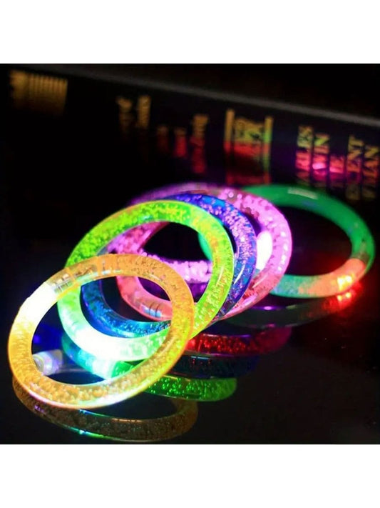 Assorted Sets Random Color Led Light Up Party Bracelet 💜