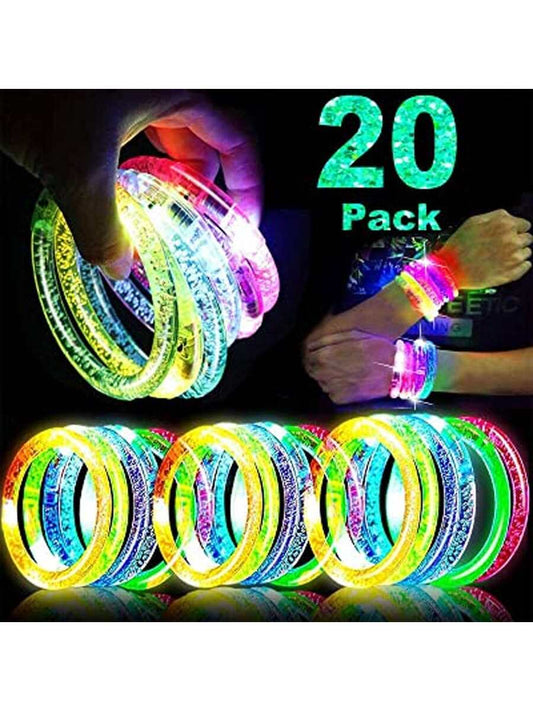 Assorted Sets Random Color Led Light Up Party Bracelet 🔥