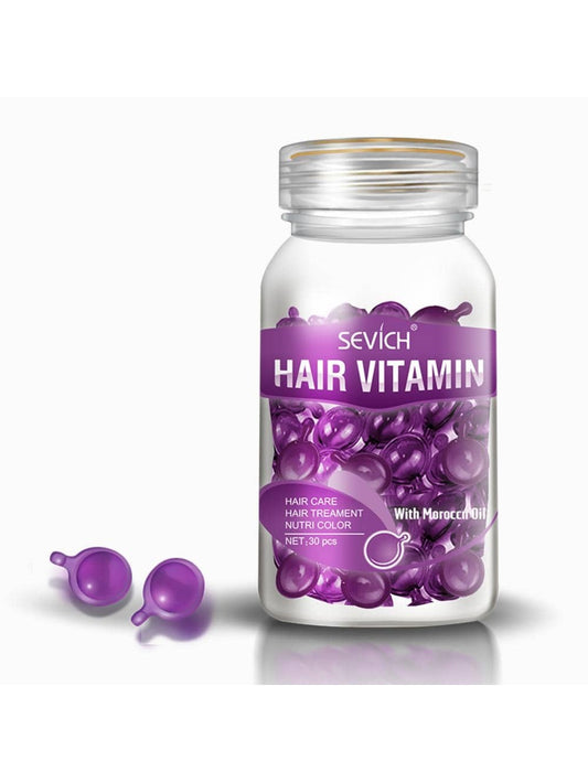 FOR EXTERNAL USE ONLY - DO NOT INGEST - Sevich Silky Smooth Vitamin Hair Conditioner Capsule with Keratin Complex Oil, Hair Serum, Anti-Loss Moroccan Hair Oil 🔥