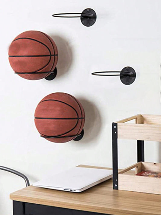 Carbon Steel Wall Mounted Basketball Storage Rack 🔥