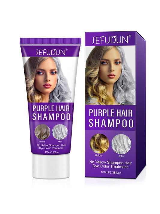 Sefuden Hair Dye & Shampoo Set, Grey Hair Neutralization & Yellow Tone Reduction While Removing Oil & Repairing Split Ends with Hair Mask Cream 🔥