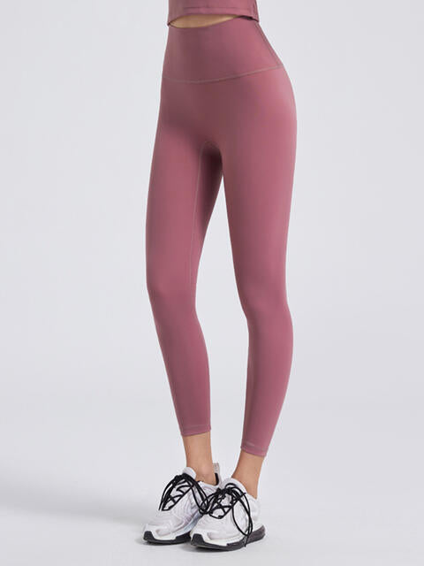 Wide Waistband Sports Leggings in Assorted Colors