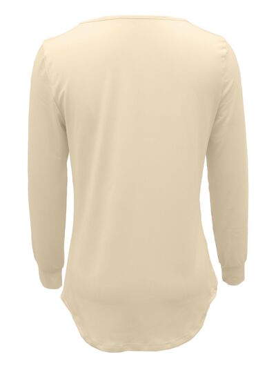 Round Neck Long Sleeve T-Shirt