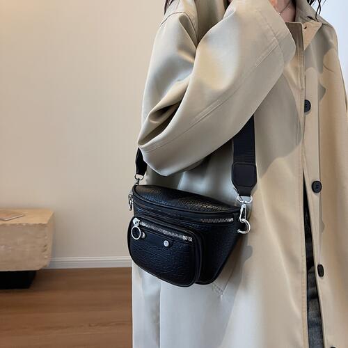 Bags to Love Forever Texture PU Leather Crossbody Bag