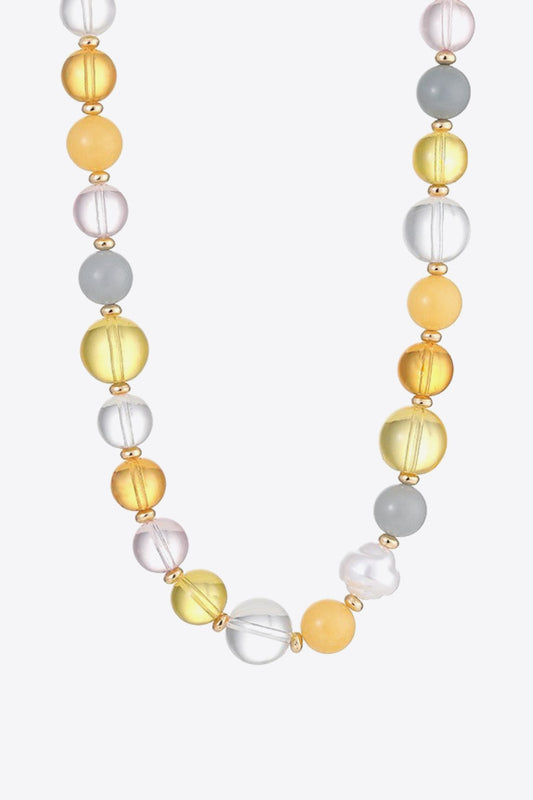 Ariel&Emaline Multicolored Bead Necklace