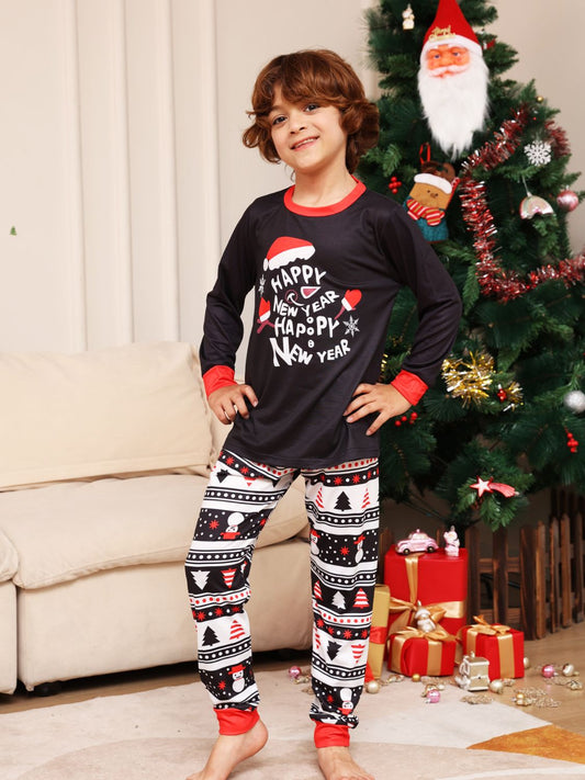 LITTLE KIDS UNISEX Christmas Graphic Top and Pants Set SZ 2T-14Y