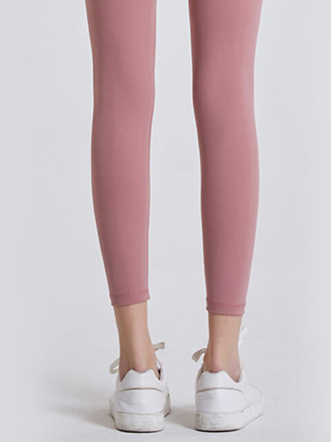 Wide Waistband Sports Leggings in Assorted Colors