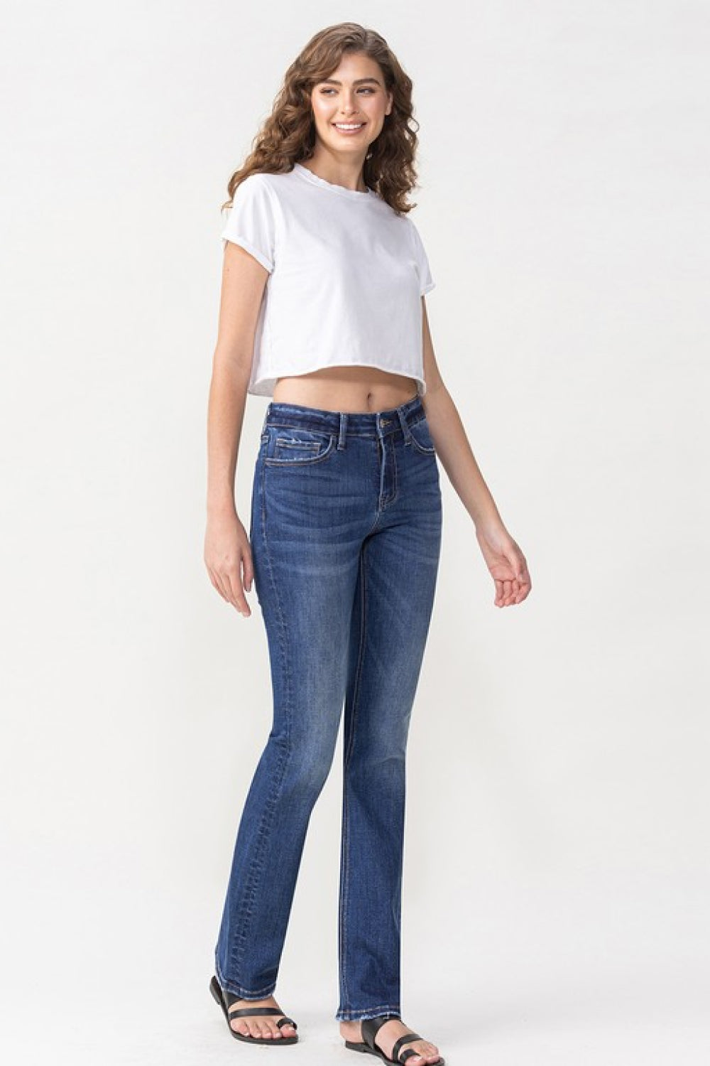 Women's Lovervet Full Size Rebecca Midrise Bootcut Jeans