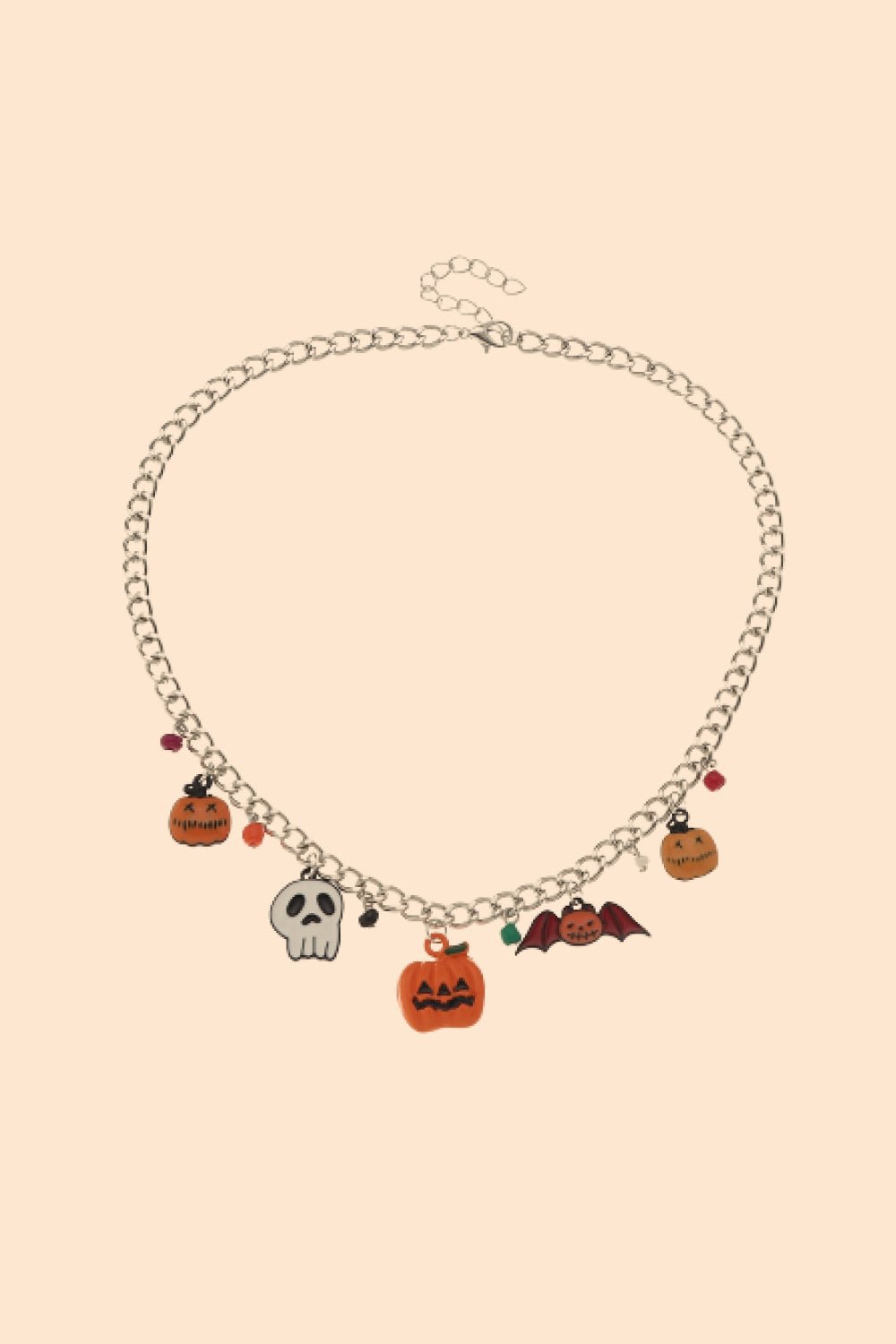 Halloween Charm Bracelet and Necklace Set
