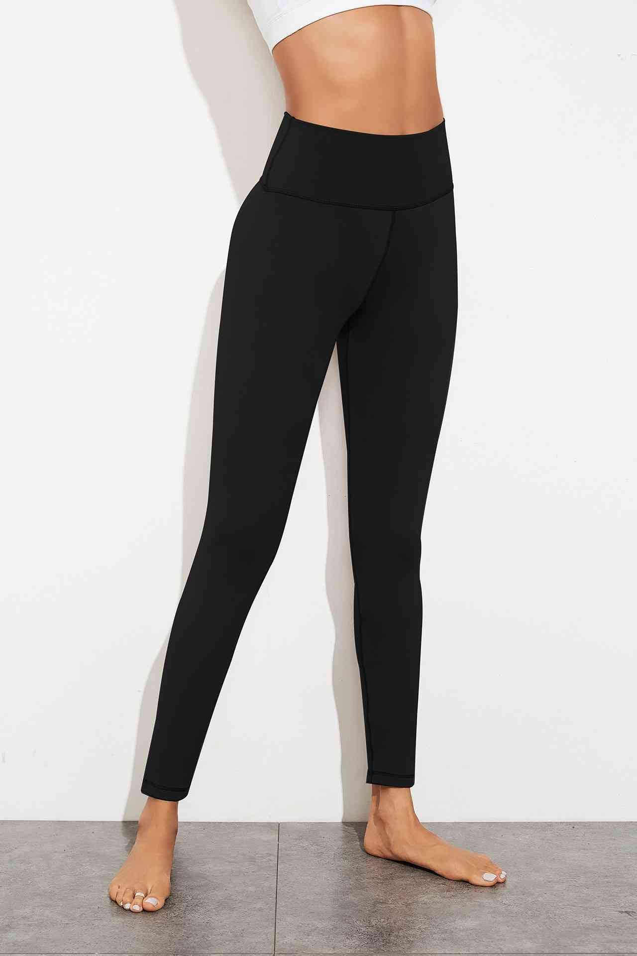 FancyThreads Exposed Seam High Waist Yoga Leggings