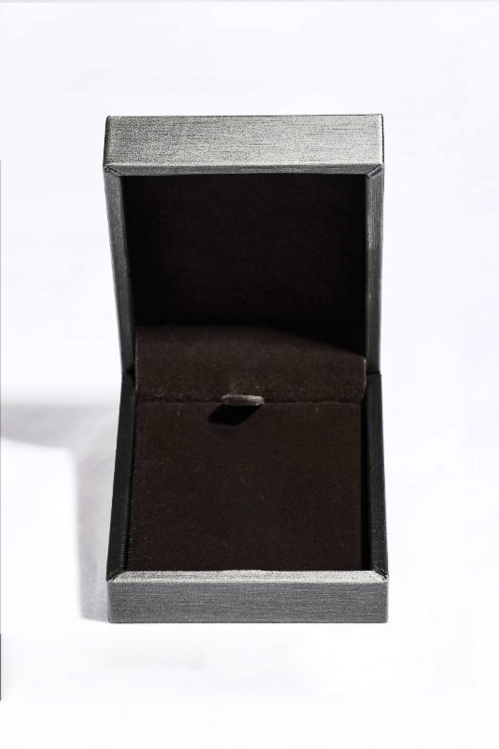 Women's 10 Carat Moissanite Teardrop Pendant Platinum-Plated Necklace